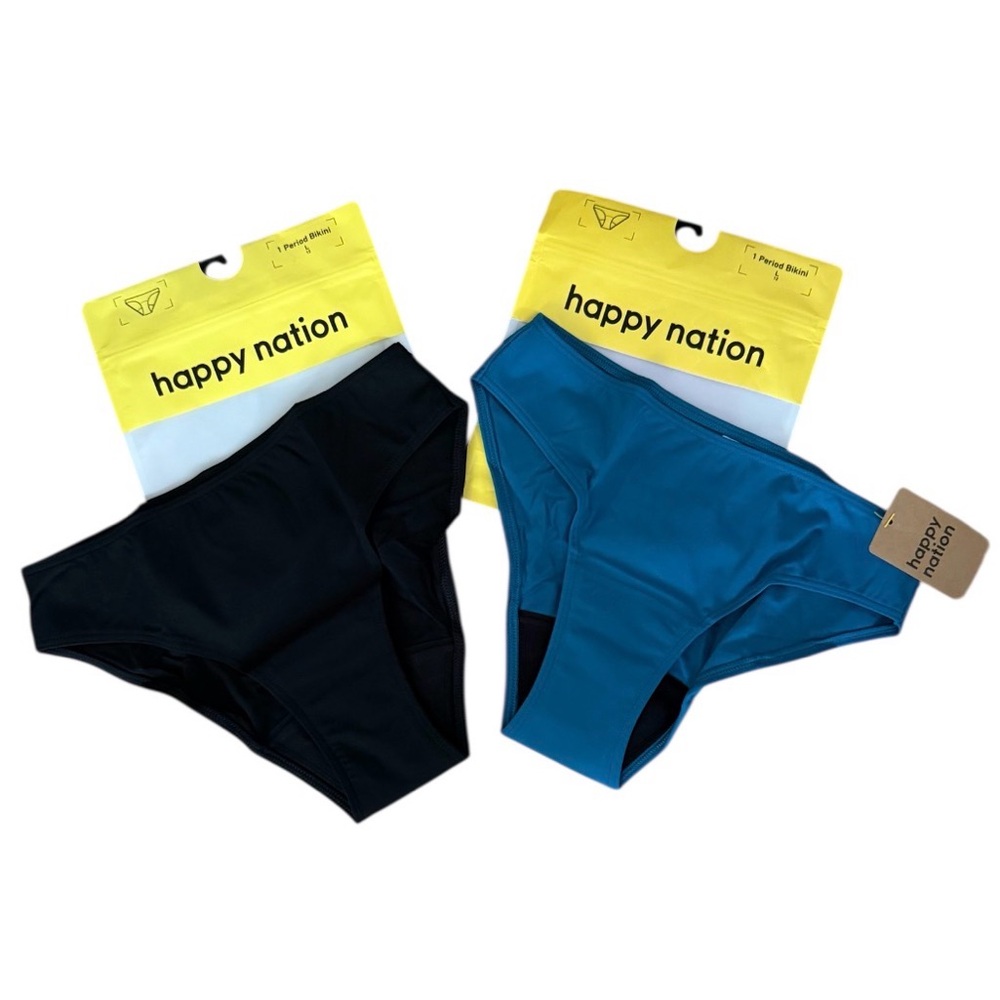 Happy Nation by PINK VS Period undies set of 2 Bikini Tween Teen size  12 - L
